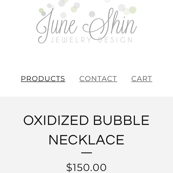 June Shin Oxidized Bubble Necklace, Sterling Silver - Picture 6 of 13